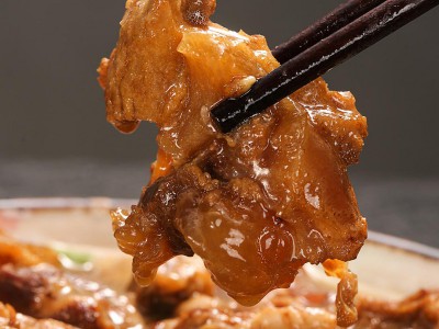 伊赫塔拉 國產(chǎn)原切筋頭巴腦 500g/袋牛蹄筋 內(nèi)蒙古特產(chǎn) 清真火鍋食材熟食牛肉加熱即食